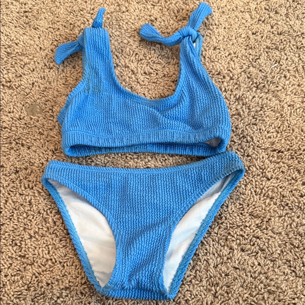 Stylish Kids Blue Bikini Set